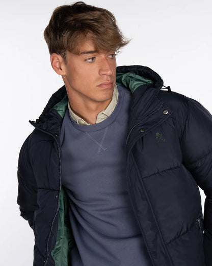 PARKA NORTH NAVY BLUE CON CAPUCHA