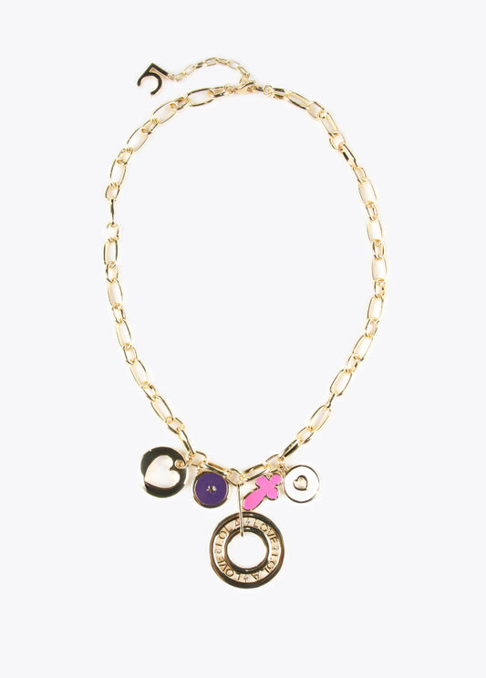 Collar charms Lola joya DORADO