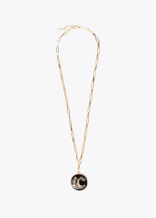 Collar pendant LC lacado METAL-NEGRO