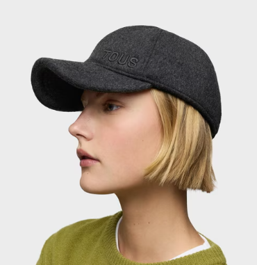 GORRA TOUS EMBROIDERED GRIS OSCURO