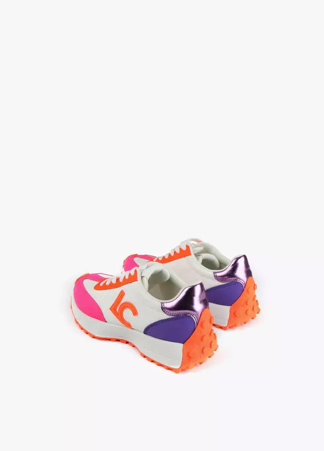 Sneakers LC Suela Bicolor naranja