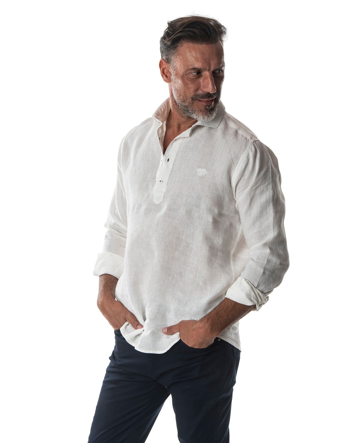 Camisa SPG Lino Blanco