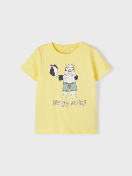 Camiseta Amarilla oso Niño