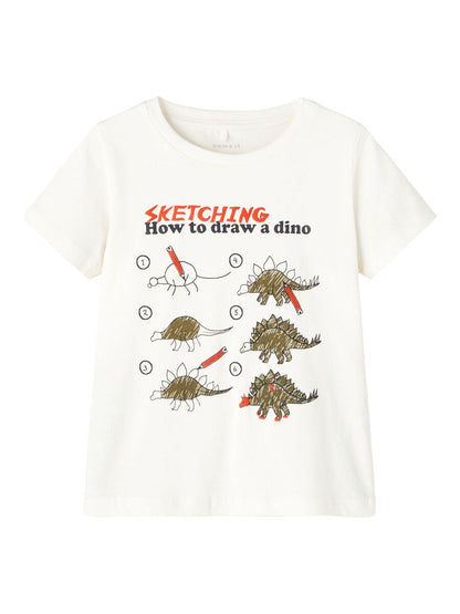 Camiseta Dino Blanca Boy