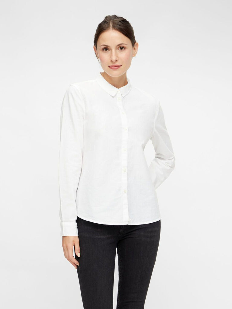 exótico Descripción del negocio Decorar Camisa mujer Oxford Blanca