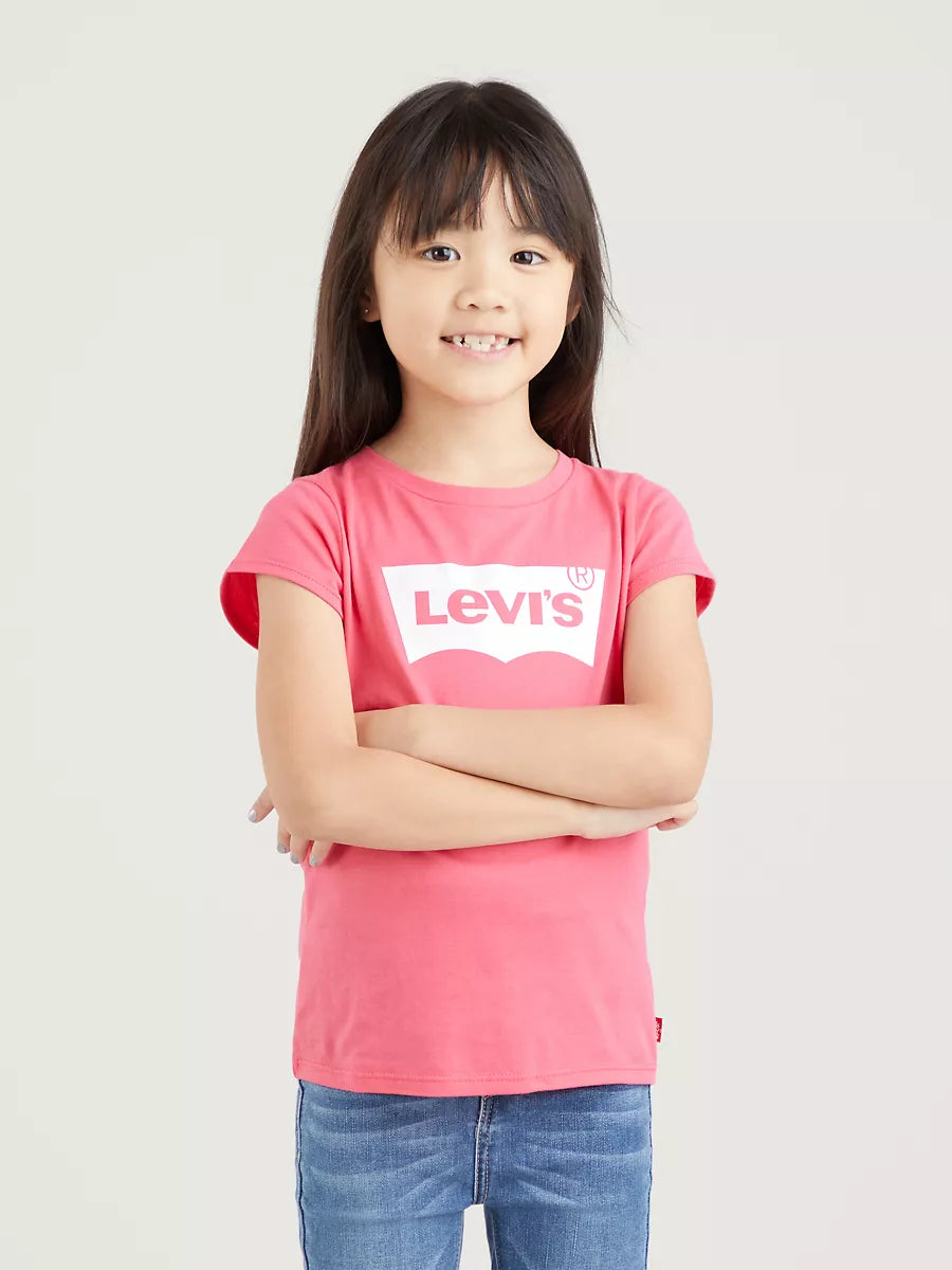 Camiseta Levis Rosa brillo Girl