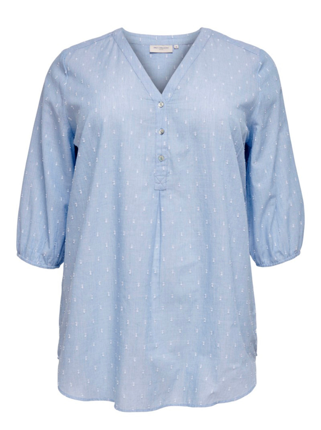 Camisa mujer Carmakoma - Azul celeste.