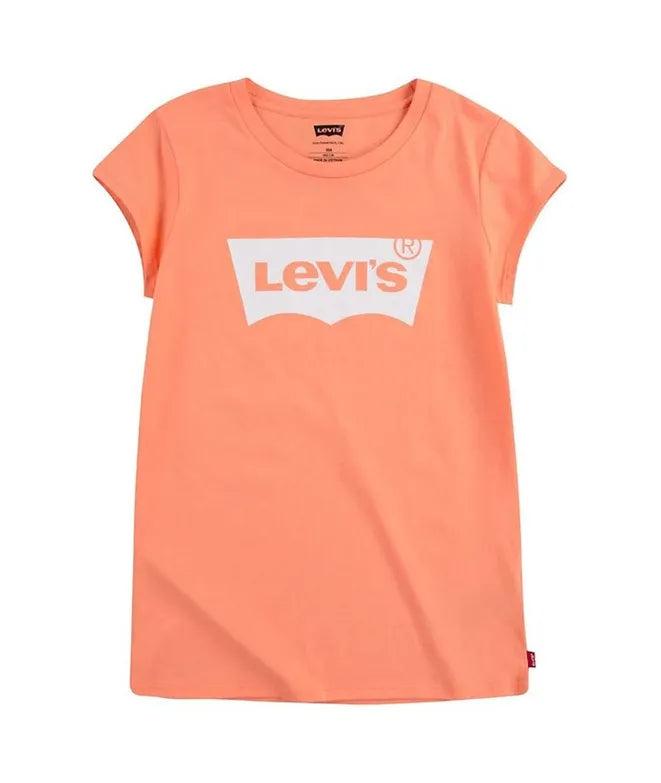 Camiseta Levis Niña Naranja