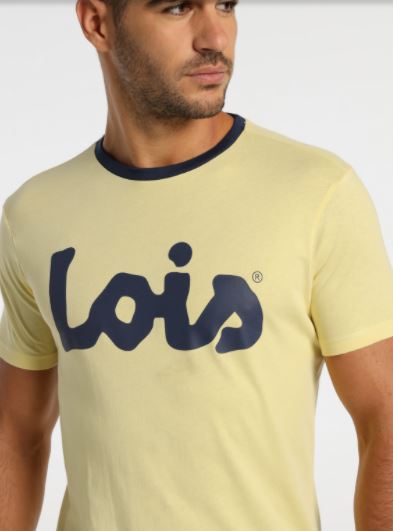Camiseta Lois Basic Amarilla